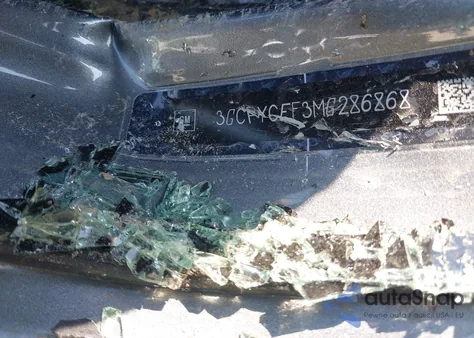 2021 Chevrolet Silverado 1500 4Wd Short Bed Custom Trail Boss из США, поврежденный, VIN 3GCPYCEF3MG286868